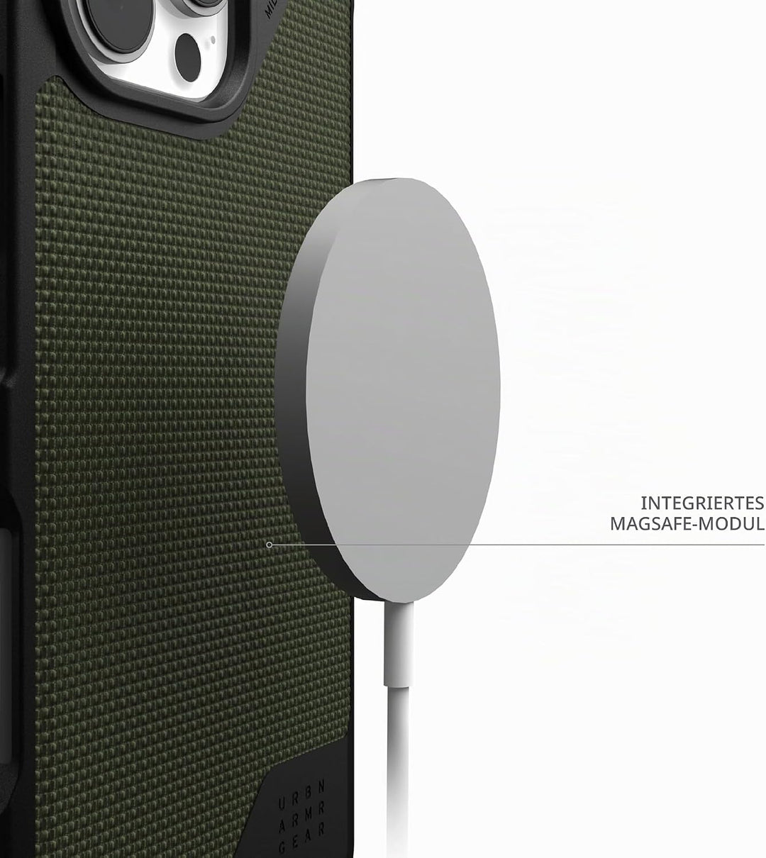 URBAN ARMOR GEAR Metropolis LT MS Case kompatibel mit Apple iPhone 16 Pro Max Hülle (Fallschutz nach