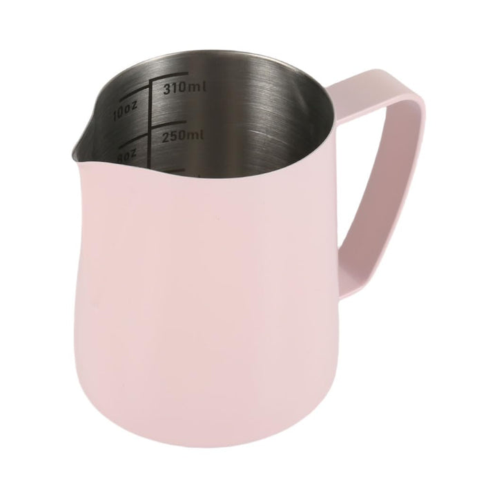 Dianoo Milch Schaumkrug, 350ml Edelstahl Espresso Dampfkrug, Milch Aufschäumer Tasse für Kaffee Capp