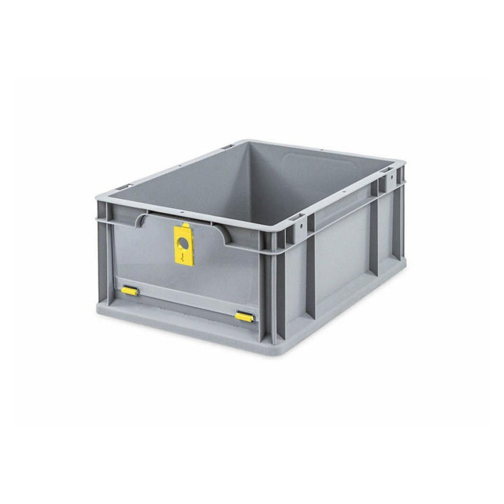 PROREGAL Eurobox NextGen Insight Cover | HxBxT 17x30x40 | 16 Liter | Niedrig/Gelb | Eurobehälter, Tr