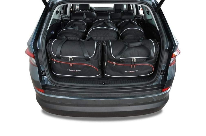 KJUST Dedizierte Kofferraumtaschen 5 stk kompatibel mit SKODA KODIAQ I 2017+