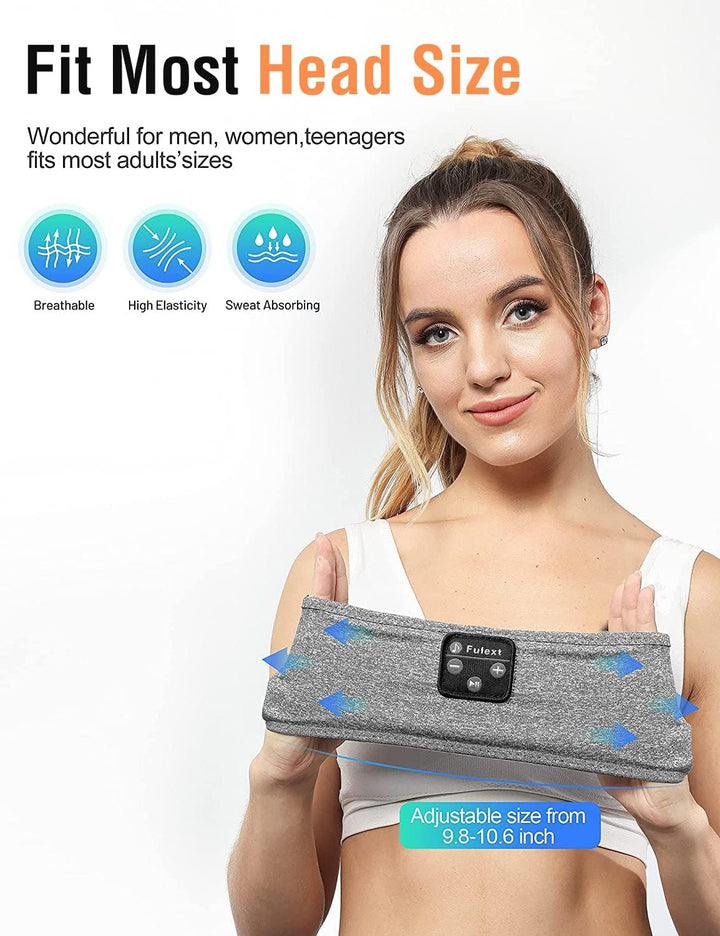 Schlafkopfhörer, Bluetooth-Stirnband, Schlafkopfhörer, Sport-Kopfband, Lange Spielzeit, Schlaf-Heads