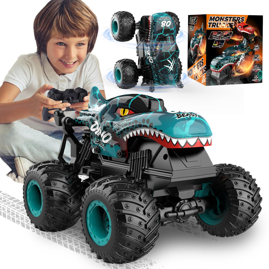 Ferngesteuertes Auto, 2,4GHz 20 km/h RC Monstertruck, 1:20 Ferngesteuerter Monster Truck mit Aufrech