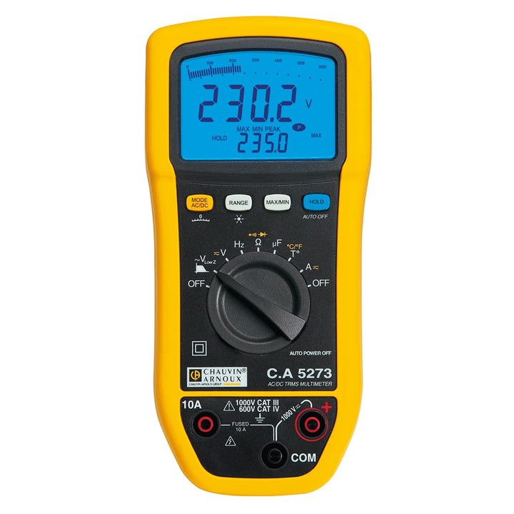 Chauvin Arnoux P01196773 C.A 5273 Digitalmultimeter, schwarz und gelb