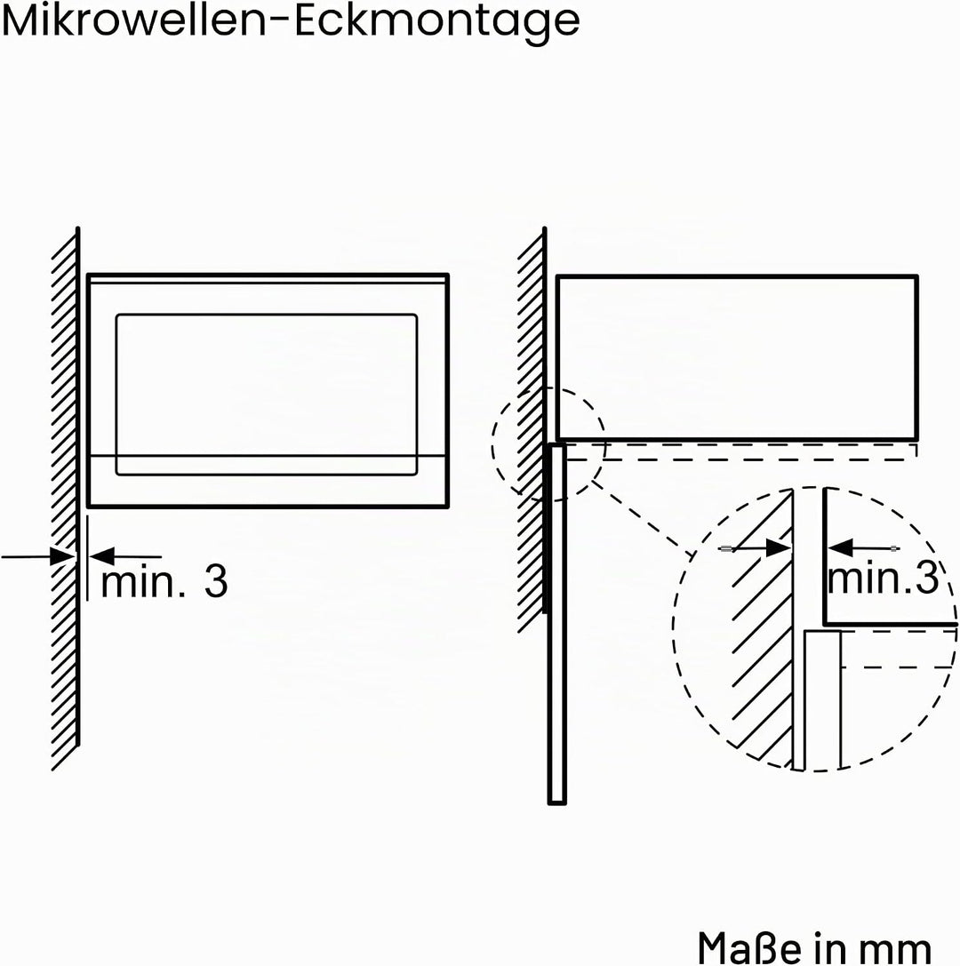Bosch Einbau-Mikrowelle, Einzelfunktion, BFL 554 MB 0