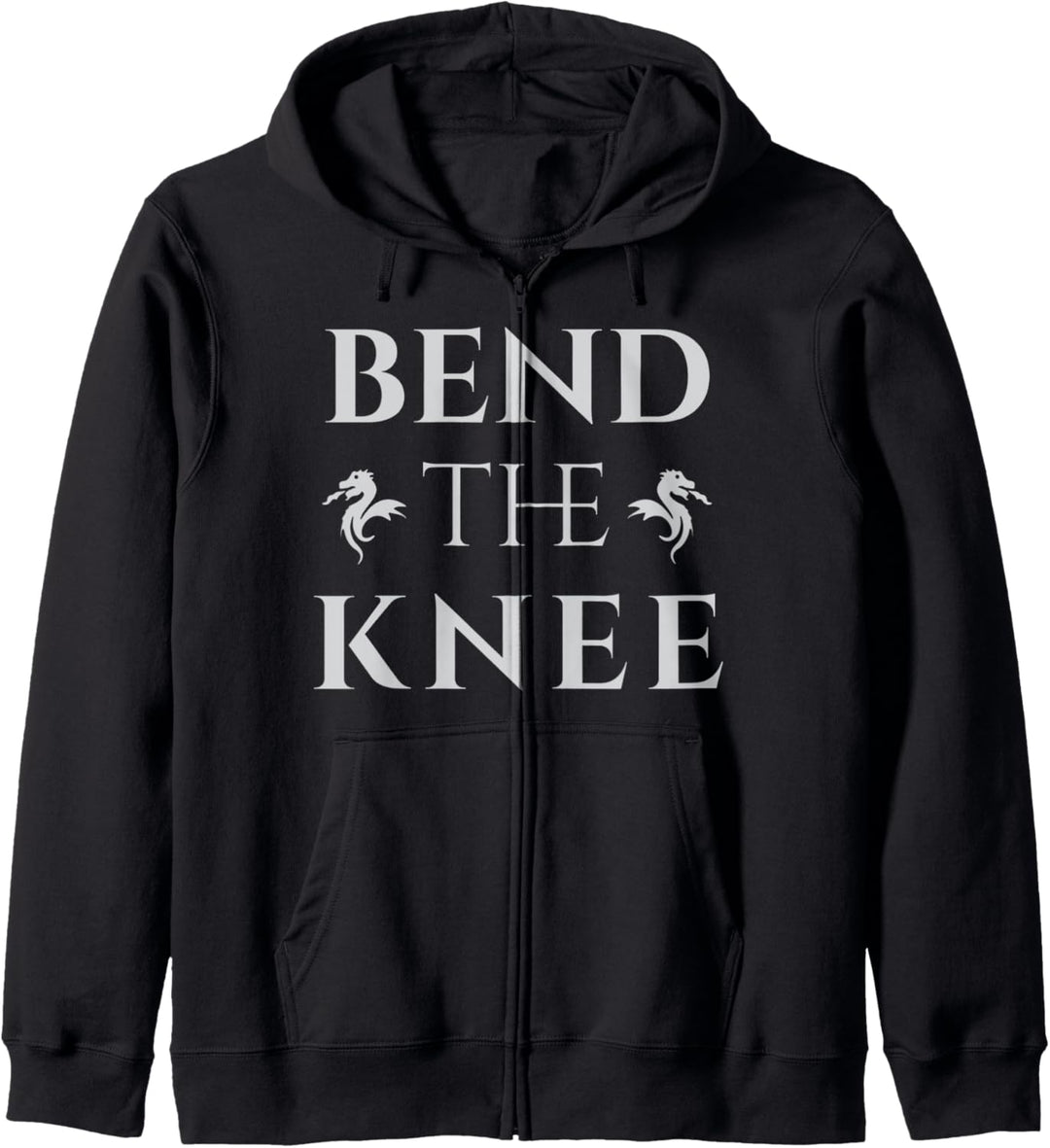 Cool beuge das Knie mit Drachen Kapuzenjacke