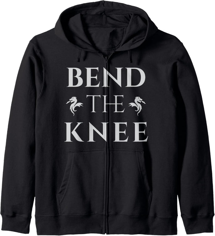 Cool beuge das Knie mit Drachen Kapuzenjacke