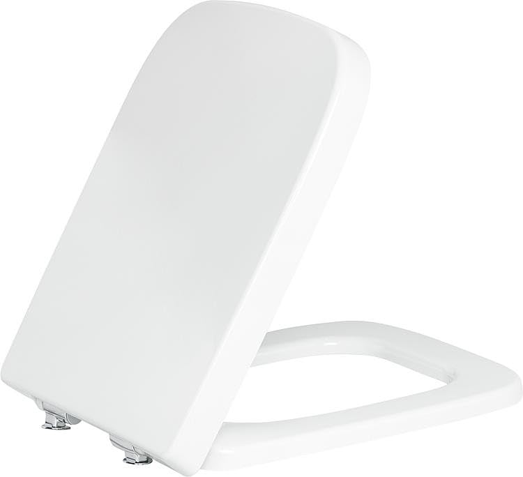 Geberit Renova Plan WC-Sitz, Absenkautomatik, Befestigung von oben, Quick-Release-Scharniere, 500.83