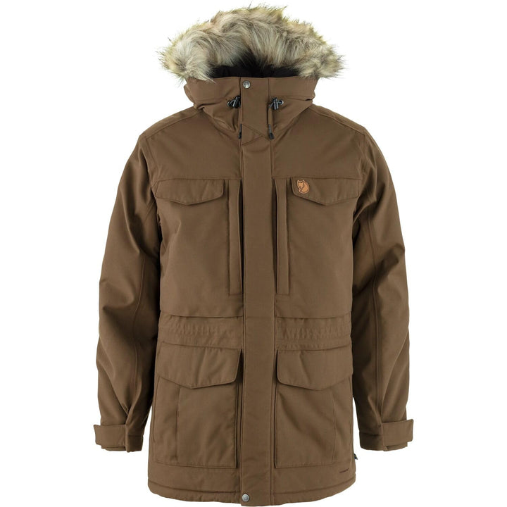 Fjällräven Herren Nuuk Parka S Dark Oak, S Dark Oak