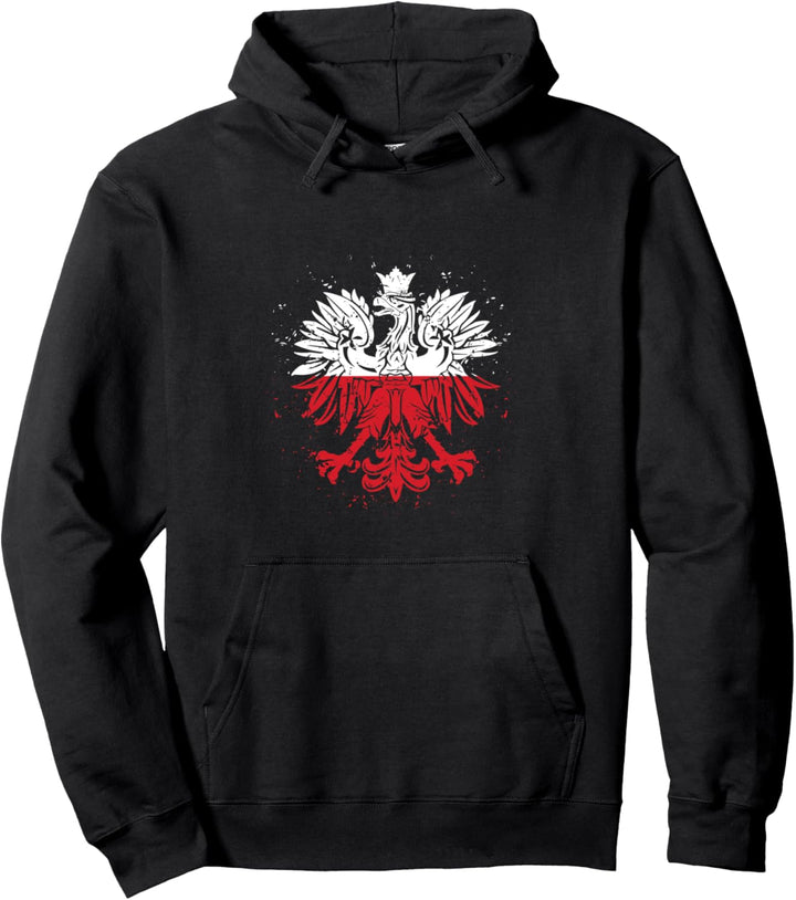 Polnischer Adler | Polska | Geschenk Mann Frau Retro Pullover Hoodie