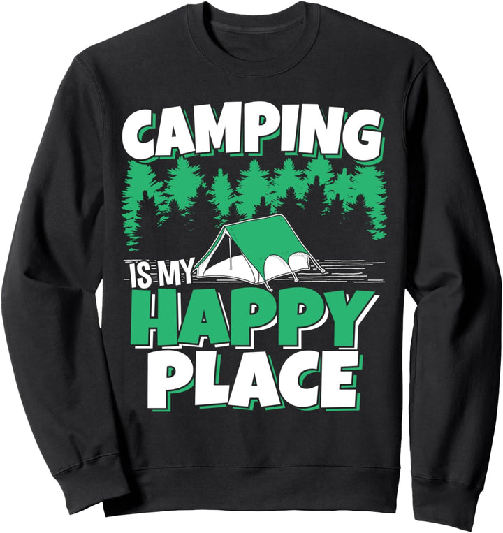 Camping ist mein glücklicher Ort Sweatshirt