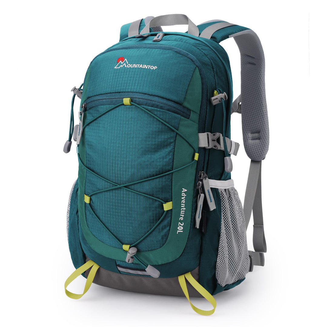 Mountaintop 20L Wanderrucksack Herren Damen Reiserucksack Grün, Grün