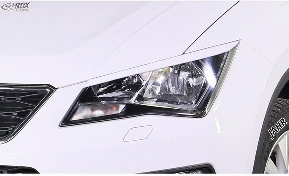Scheinwerferblenden kompatibel mit Seat Ateca &amp; Cupra Ateca 2016-2021 (ABS)