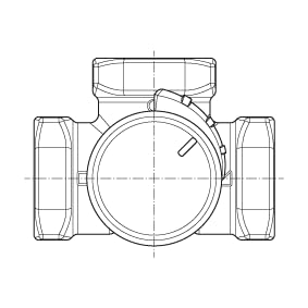 Bess ESBE Heizungsmischer VRG131 | DN25/1 IG | 3-Wege-Mischer