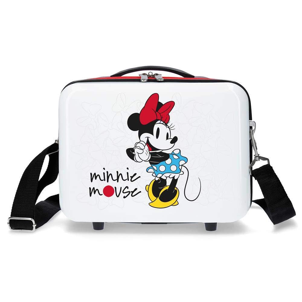 Disney Minnie Magic Anpassungsfähiger Schönheitsfall Weiss 29x21x15 cms ABS Anpassungsfähige Magie,