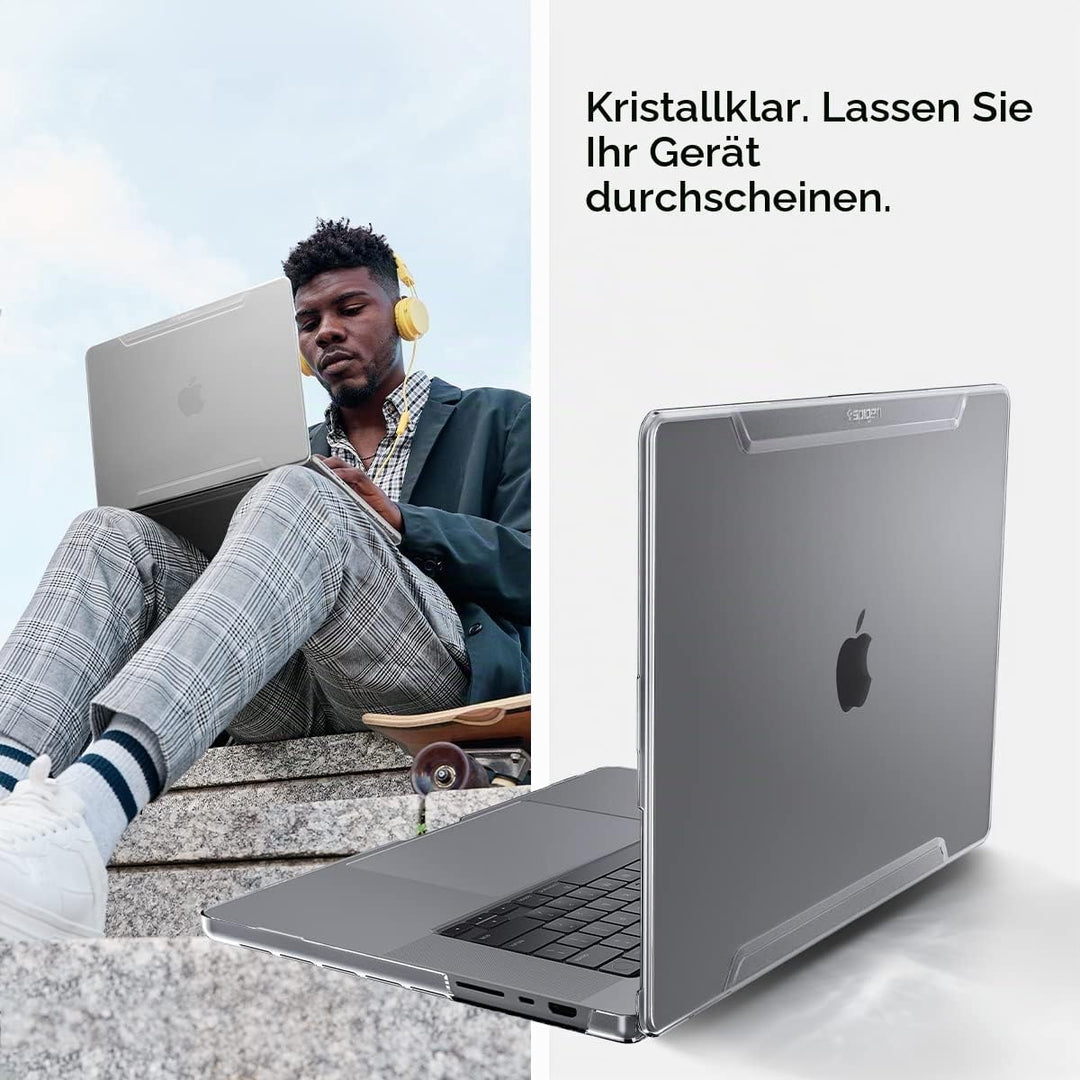 Spigen Thin Fit Hülle MacBook Pro 16" Zoll Case Kompatibel mit M3 Pro / M3 Max / M2 Pro / M2 Max / M