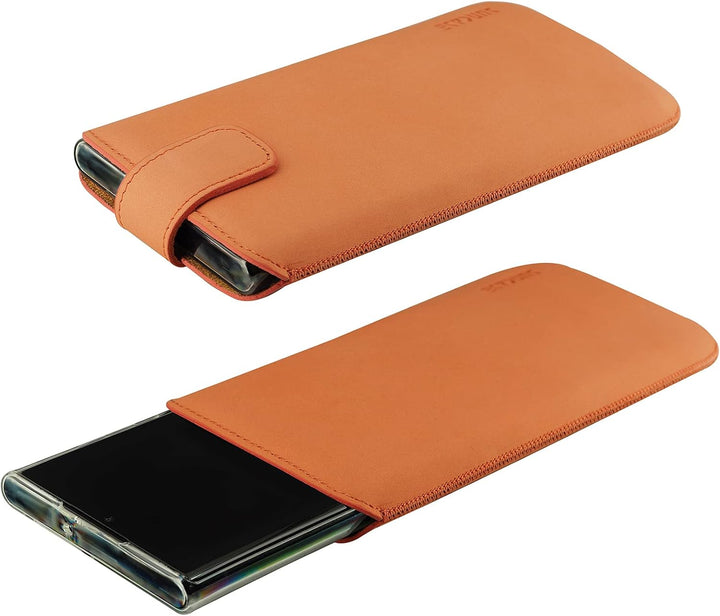 Suncase Etui Tasche kompatibel mit Samsung Galaxy S25 Ultra 5G Hülle mit ZUSÄTZLICHER Case Lasche mi