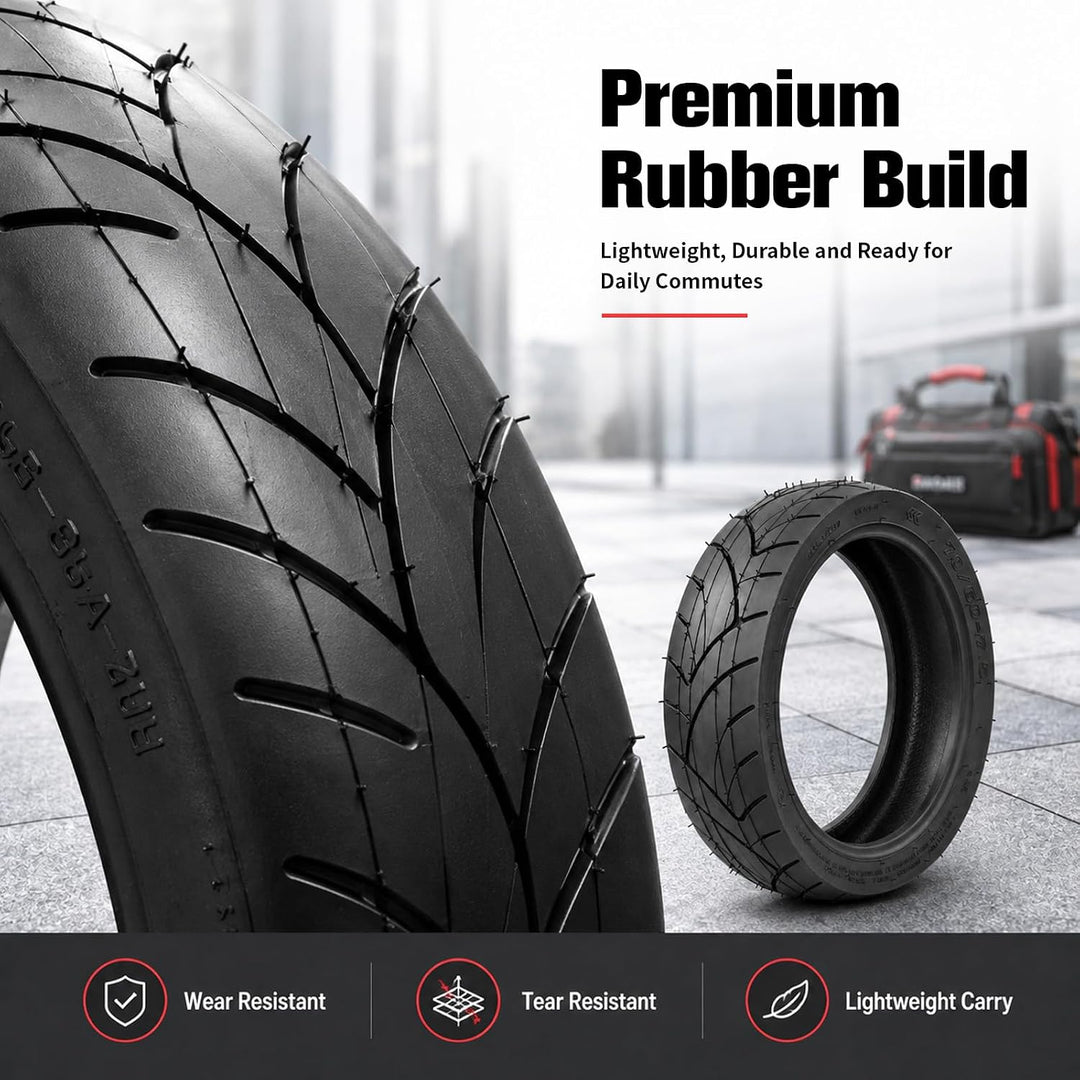 70/60-7.5 Jelly-Reifen - 11 Zoll Rutschfest Tubeless Reifen