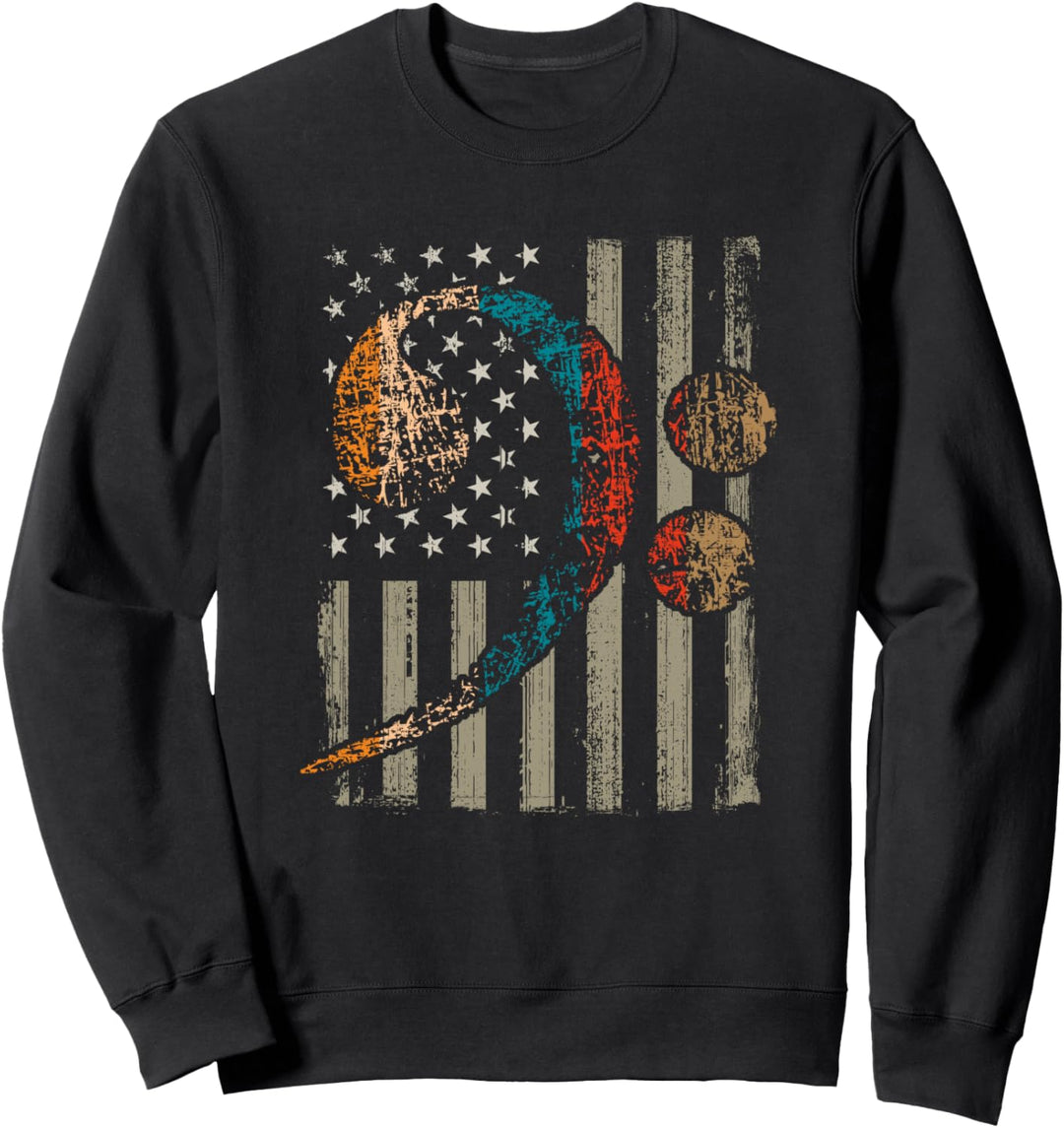 Bassschlüssel und Bassgitarre Bassisten Rockband Orchester Sweatshirt