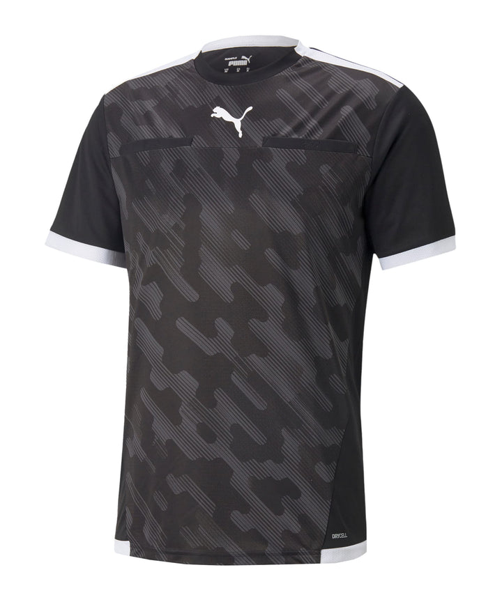 PUMA Herren Teamliga Schiedsrichtertrikot Schiedsrichter-Shirt 4XL schwarzweiss, 4XL schwarzweiss