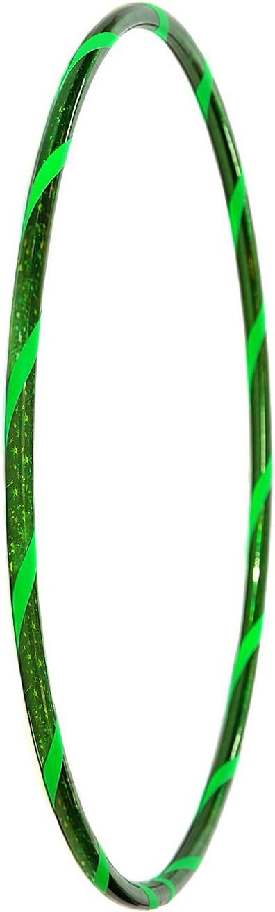 Super Star Kinder Hula Hoop Reifen mit Sternen-Muster Ø70cm Stern-Grün-Grün, Ø70cm Stern-Grün-Grün