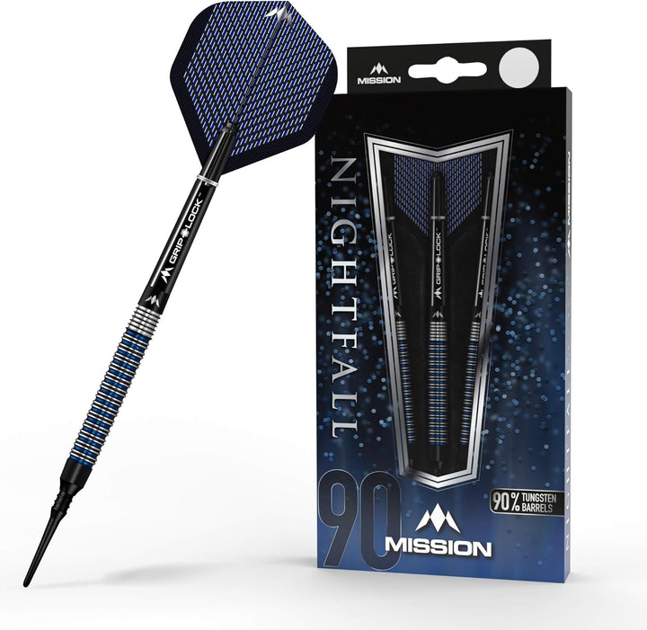 Mission Nightfall Dartpfeile mit weicher Spitze 19 g M2, 19 g M2