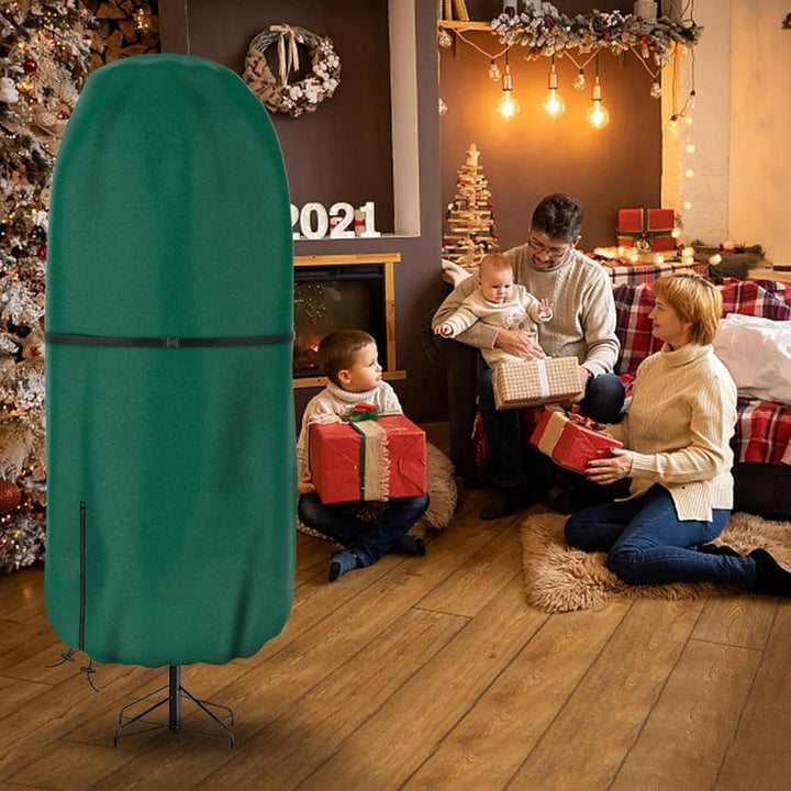 Robuste Weihnachtsbaumabdeckung, robuste Abdeckung für künstliche Bäume, aufrecht, verstellbar, reis