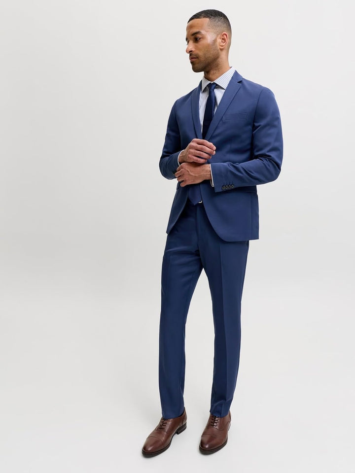 JACK &amp; JONES Herren Jprcosta Suit Anzug 48 Medieval Blue/Fit:super Slim Fit, 48 Medieval Blue/Fit:su