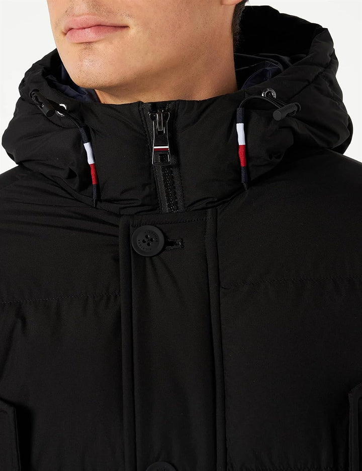 Tommy Hilfiger Herren Gepolsterte Jacken L Schwarz (Black), L Schwarz (Black)