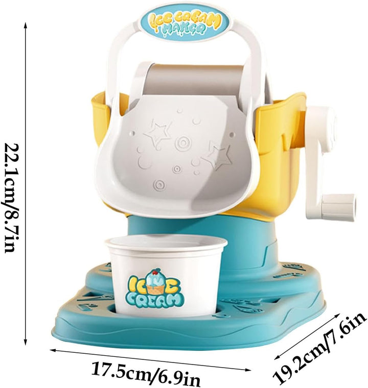 Ice Cream Maker Machine | Soft Serve Ice Cream Machine | Manual Ice Cream Machine | Kid&