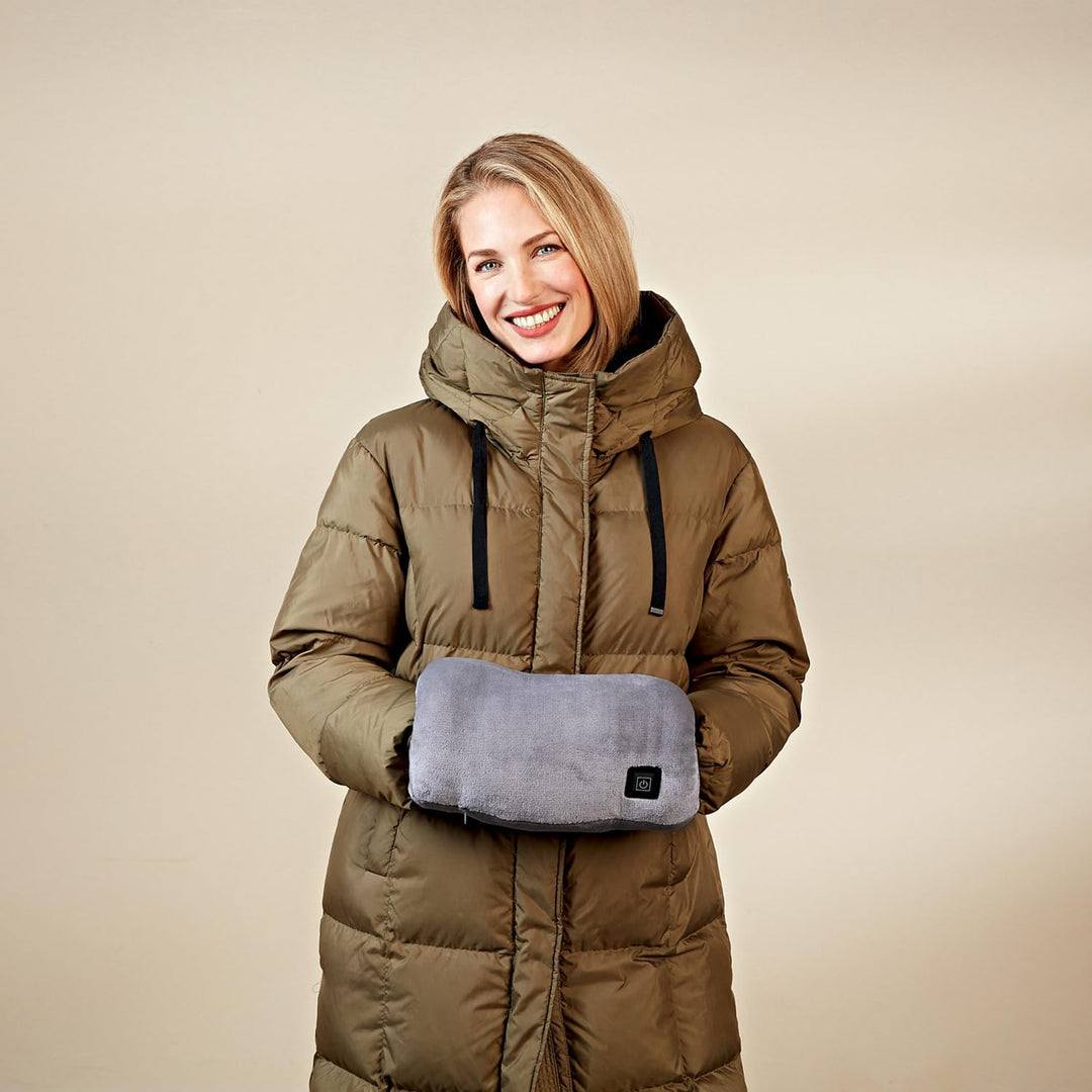 3 PAGEN® Handwärmer beheizbar – Muff für kalte Tage – idealer Begleiter für den Winter – 3 Heizstufe