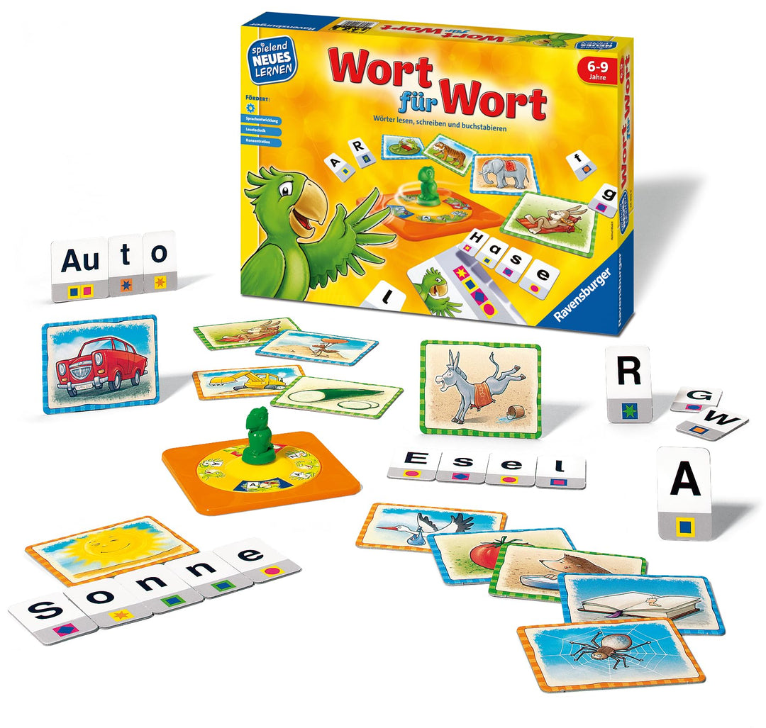 Ravensburger 24955 - Wort für Wort - Spielen und Lernen für Kinder, Lernspiel für Kinder von 6-9 Jah