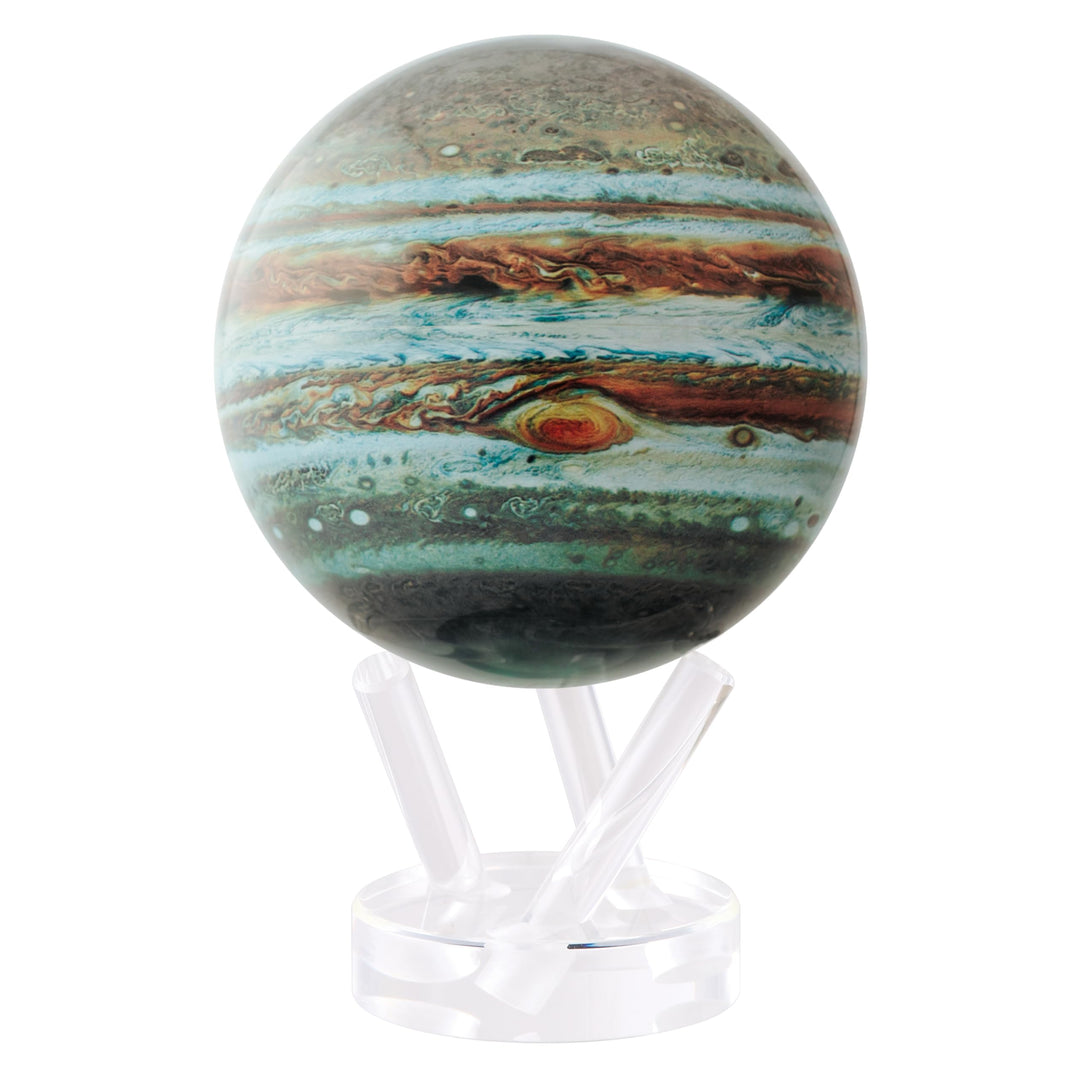 MOVA Globus Weltraumserie Jupiter 8,5" mit Sockel, solarbetriebener rotierender Globus, einzigartige
