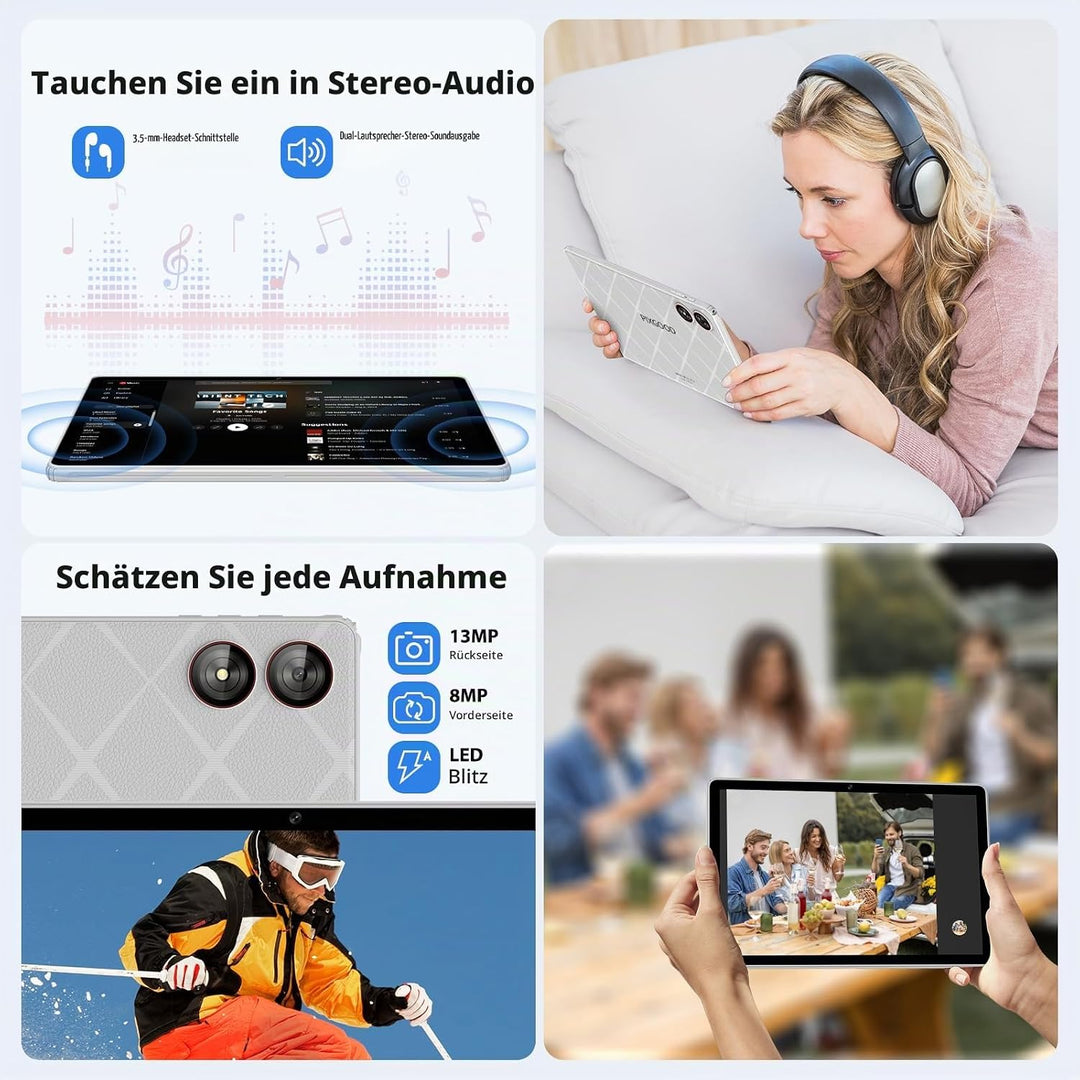 2026 Android 16 Tablet 11 Zoll, 36GB RAM+512GB ROM, SIM 4G &amp; 5G WiFi, Octa Core, 13MP+8MP, 2000 * 12
