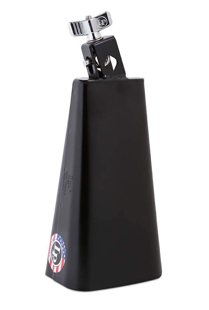 LP Latin Percussion LP205 Kuhglocke Timbale 8" schwarz, montierbar, tiefe Tonlage, mässig trockener