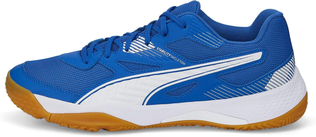 Puma Herren Solarflash IiIndoor Court Shoe 44 EU Puma Royal Puma White Gum, 44 EU Puma Royal Puma Wh