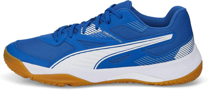 Puma Herren Solarflash IiIndoor Court Shoe 44 EU Puma Royal Puma White Gum, 44 EU Puma Royal Puma Wh