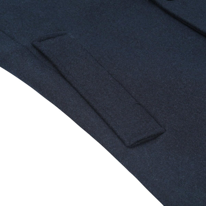 Wintermantel Herren Wollmantel Lang Slim Fit Herrenmantel mit Stehkragen Business Coat für Winter, X