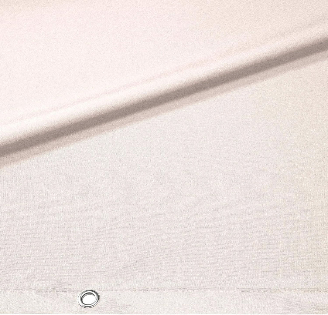 CelinaSun Sichtschutz Balkon 0,75 x 6 m weiss PES Balkonbespannung mit Kabelbinder wasserabweisend B