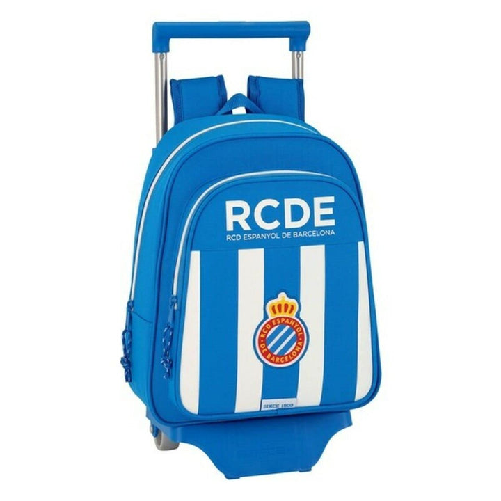 Schulrucksack R.C.D. Espanyol - Offiziell -  mit Trolley Safta