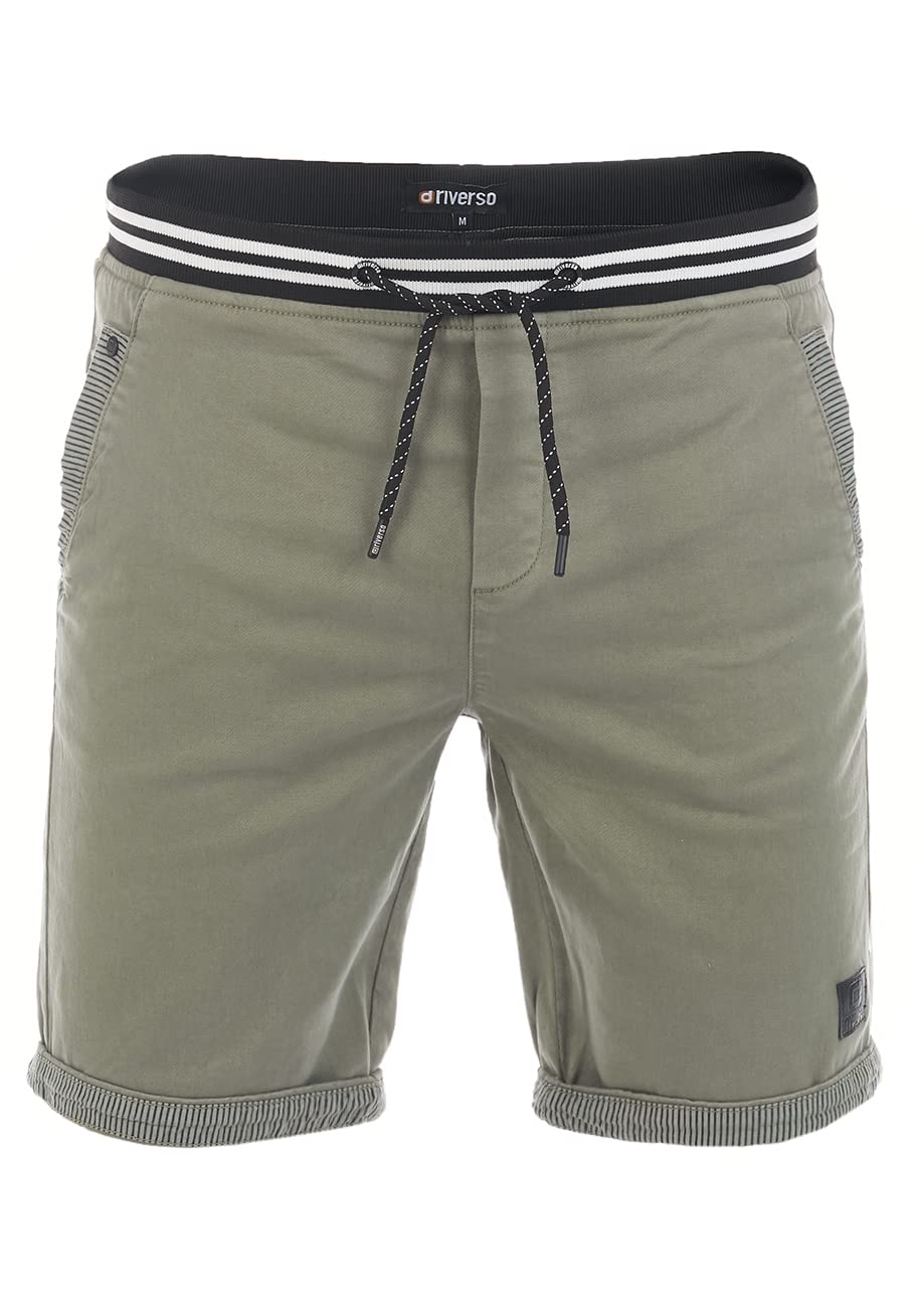 riverso Herren Shorts RIVMichel Kurze Bermuda Hose Regular Fit Sommer Sport Strand Shorts Tunnelzug