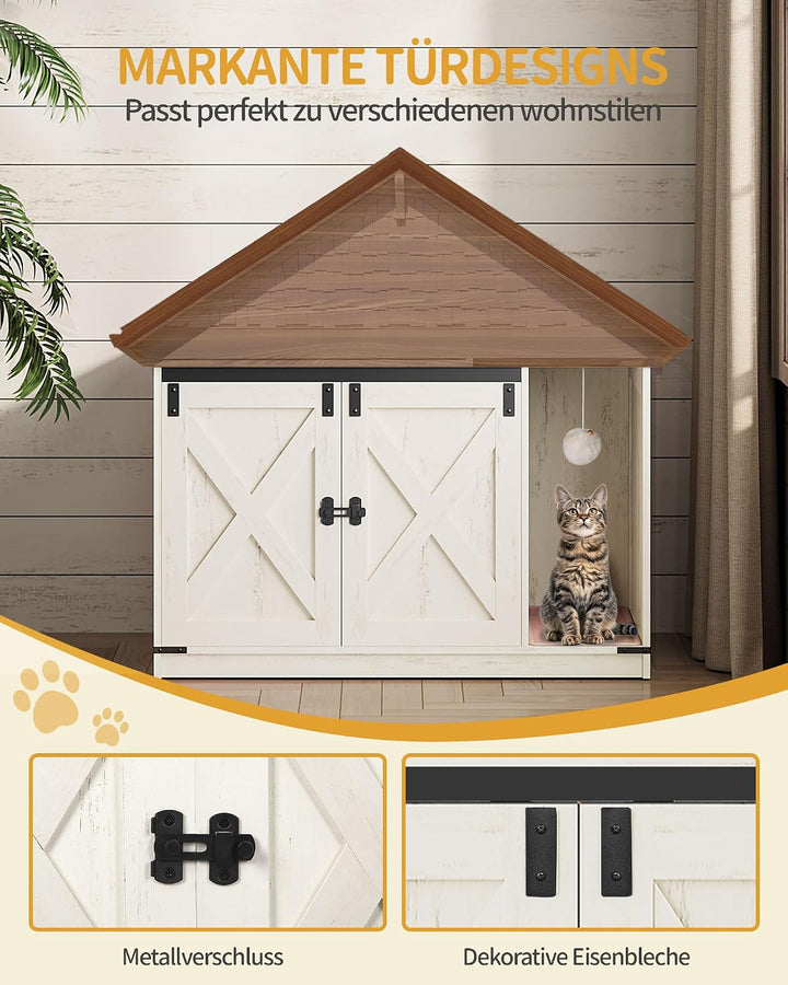 Hzuaneri Katzenschrank, Katzentoilette, Katzenklo Schrank, Versteckte Katzentoilette Kabinett Möbel