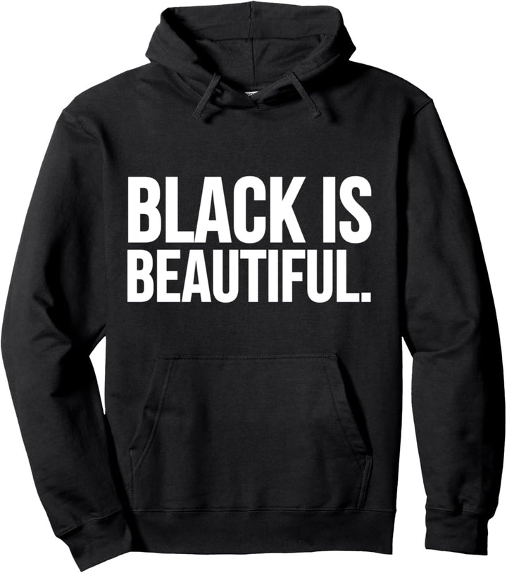 Schwarz ist schön Pullover Hoodie