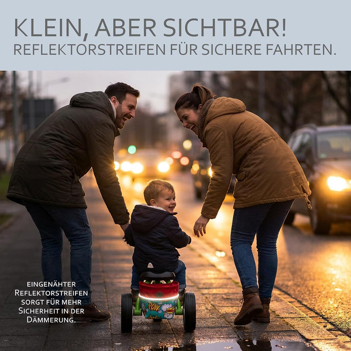 BambiniWelt by Rafael K. Rahmentasche für Kinder – für Laufrad, Dreirad &amp; Rutschfahrzeuge – kompatib