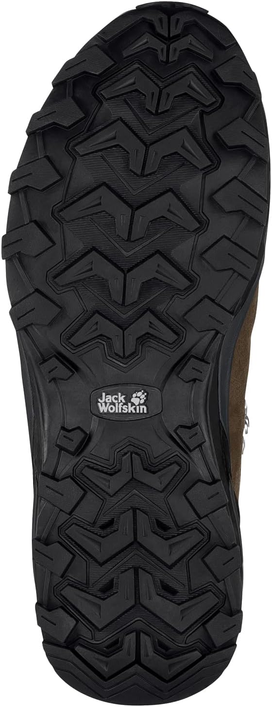 Jack Wolfskin Herren Refugio Texapore Mid MWalking-Schuh 40 EU Brown Phantom, 40 EU Brown Phantom