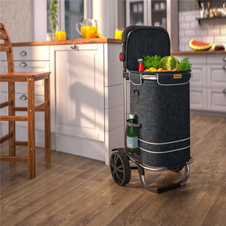 Einkaufstrolley Easy, 50 l (Schwarz), Schwarz