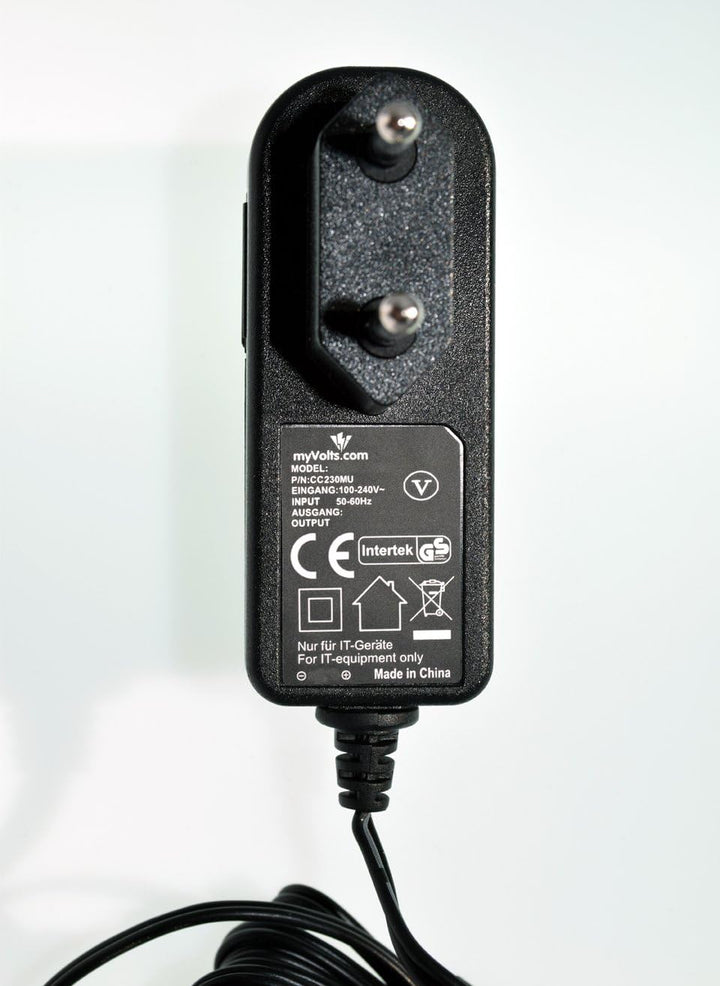 MyVolts 5V EU-Netzteil kompatibel mit Philips AE5220 DAB Radio - mit Verlängerungskabel und Inline-S