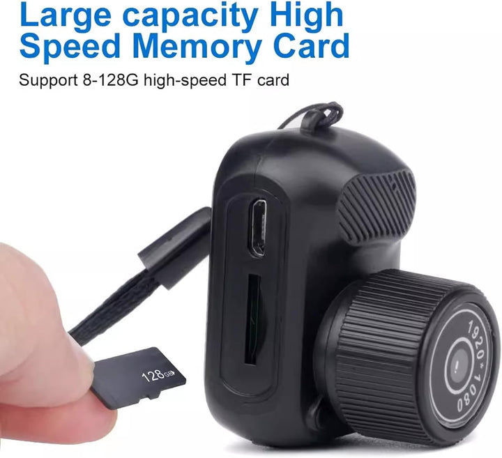 Kamera Schlüsselanhänger, 1080P-Videorecorder, mit 0,96-Zoll-Bildschirm, Fotografie-Geschenke, Winzi