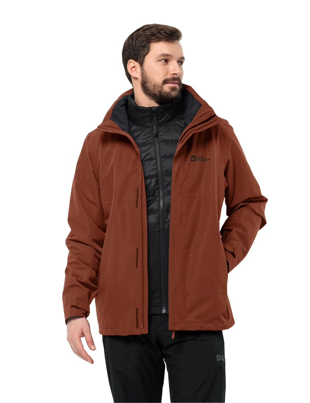 Jack Wolfskin Herren Luntal 3in1 Jkt M Jacket L carmine, L carmine