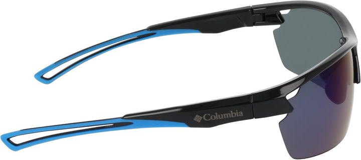 Columbia Herren Sonnenbrille Einheitsgrösse Black/Blue Flash, Einheitsgrösse Black/Blue Flash