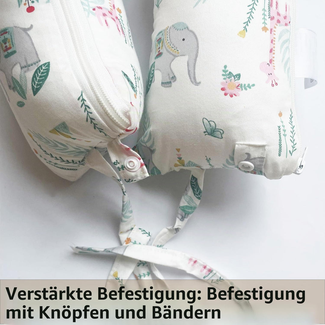 Bettrolle -Kissenrolle-Bettkissen Seitenschläferkissen -Kuschelschlange Stillkissen Zierkissen Zuglu